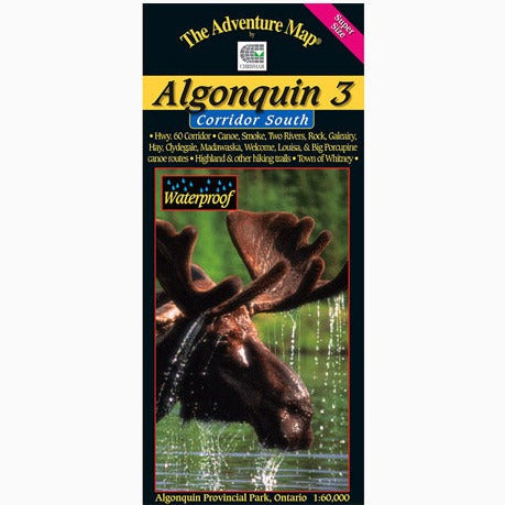 Algonquin 3 - Corridor South waterproof map, cover image