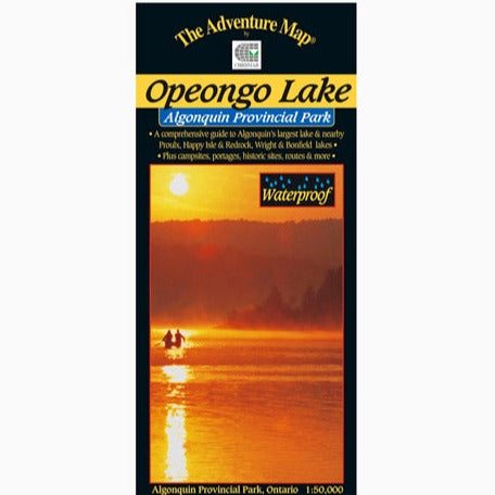 Opeongo Lake - Algonquin Provincial Park waterproof map, cover image