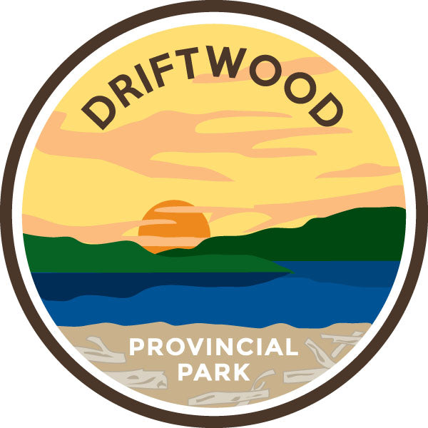 Broche des parcs - Driftwood