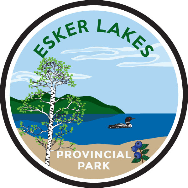 Écusson des parcs autocollant - Esker Lakes