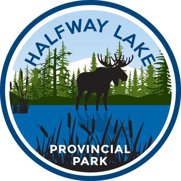 Écusson des parcs autocollant - Halfway Lake