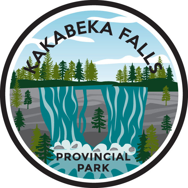 Écusson des parcs autocollant - Kakabeka Falls