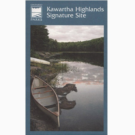 Kawartha Highlands Signature Site paper map, cover image