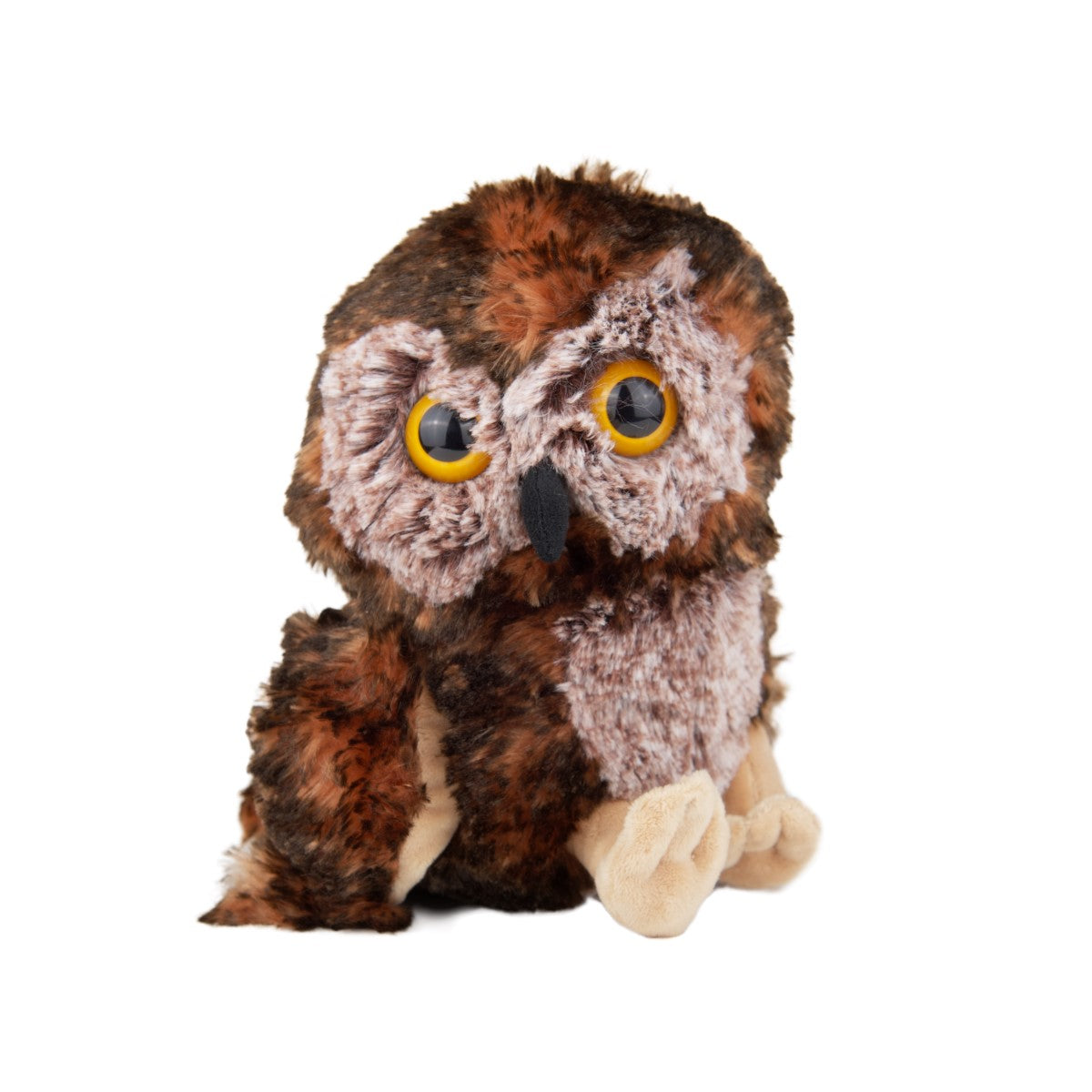 Saw-whet Owl Plush stuffed animal, front. 