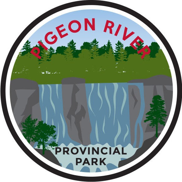 Écusson des parcs autocollant - Pigeon River