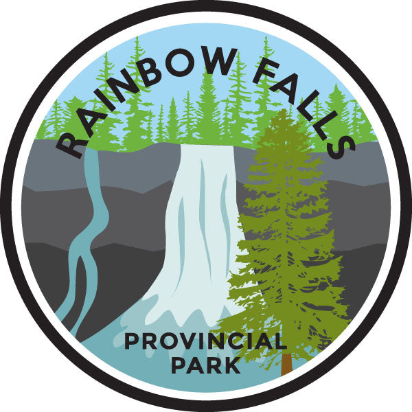 Écusson des parcs autocollant - Rainbow Falls