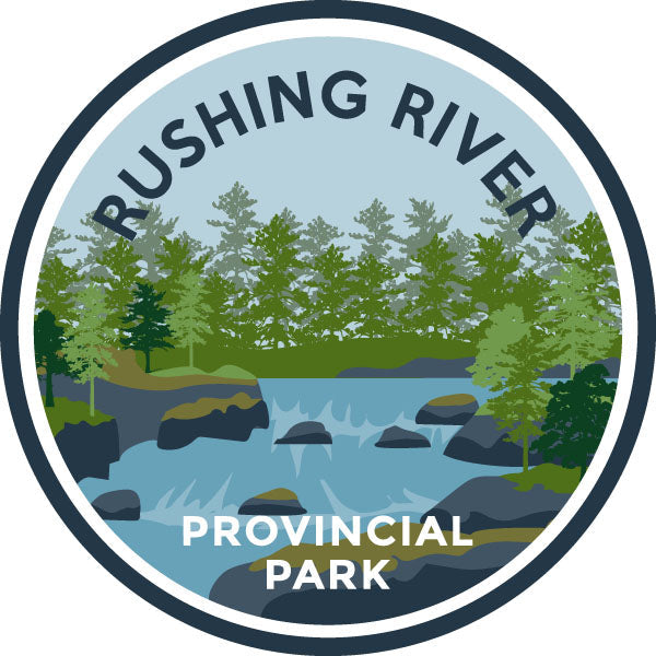 Écusson des parcs autocollant - Rushing River
