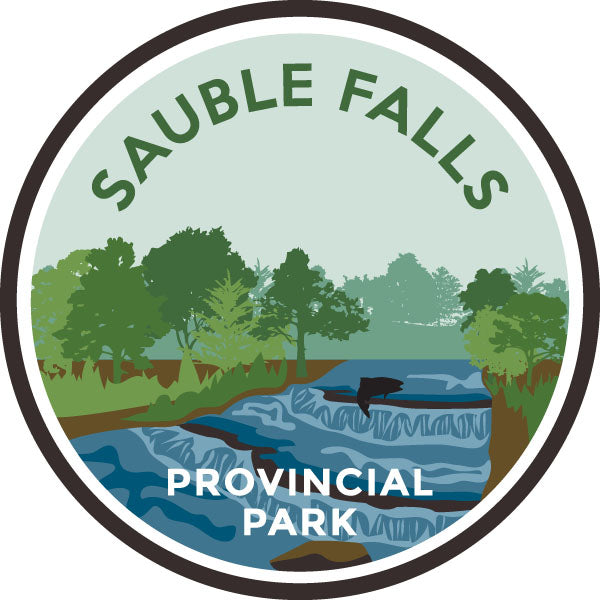 Écusson des parcs autocollant - Sauble Falls