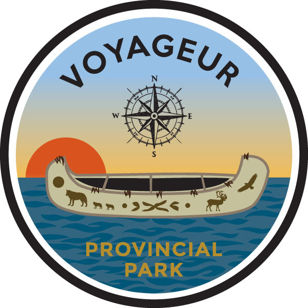 Écusson des parcs autocollant - Voyageur